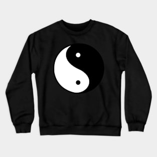 Yin Yang sticker Crewneck Sweatshirt